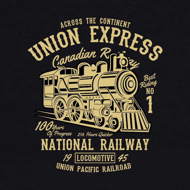 Union Express Train by lionkingdesign